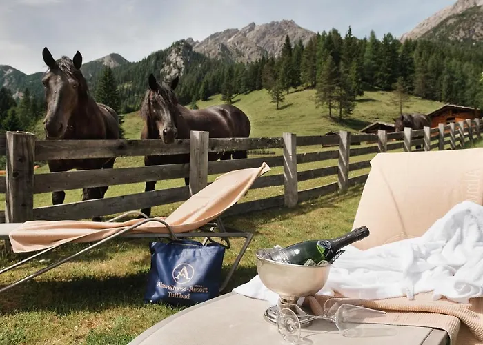 Domek alpejski Almwellness-resort Tuffbad Sankt Lorenzen im Lesachtal